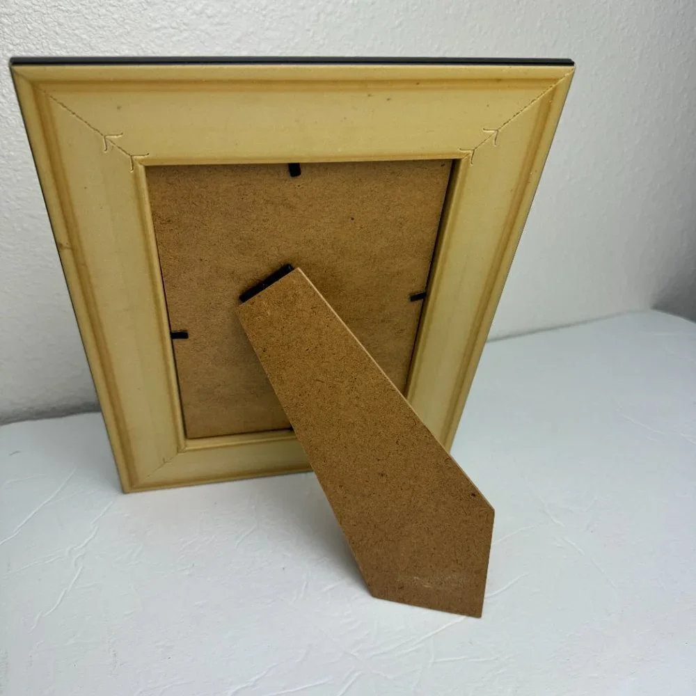 Vintage Wooden Picture frame Gold Patina
